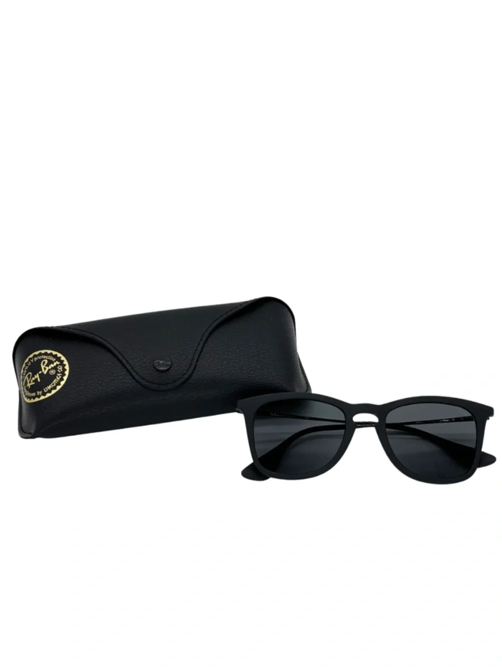 Ray-Ban RB4221 622/8G Black Sunglasses Matte Gray Gradient 50 19 145 3N Italy